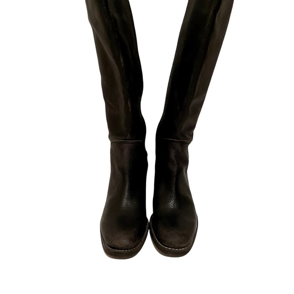 Franco Sarto Women's Kiana Black Leather Tall Zipper Knee-High Boots Shoes 7M - Picture 10 of 16